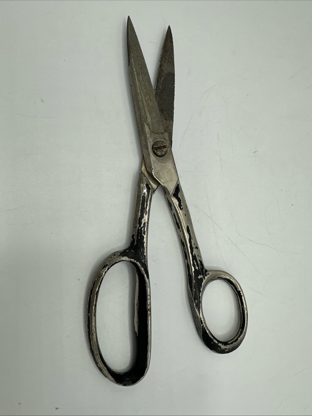 Vintage Scott Wiss USA Inlaid Steel Scissors Sewing Shears